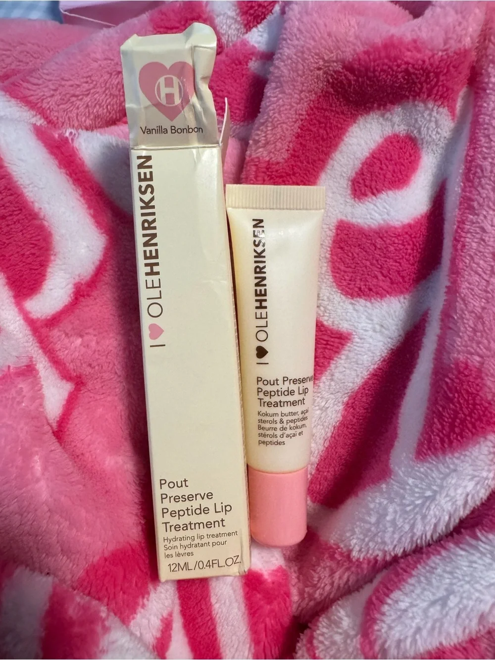 Ole Henriksen Vanilla BonBon Pout Preserve Pepetide Lip Treatment New in box